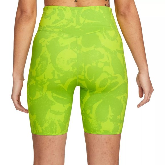 NWT Nike Women's One Luxe Icon Clash Mid-Rise Training Bike Shorts - Picture 3 of 5